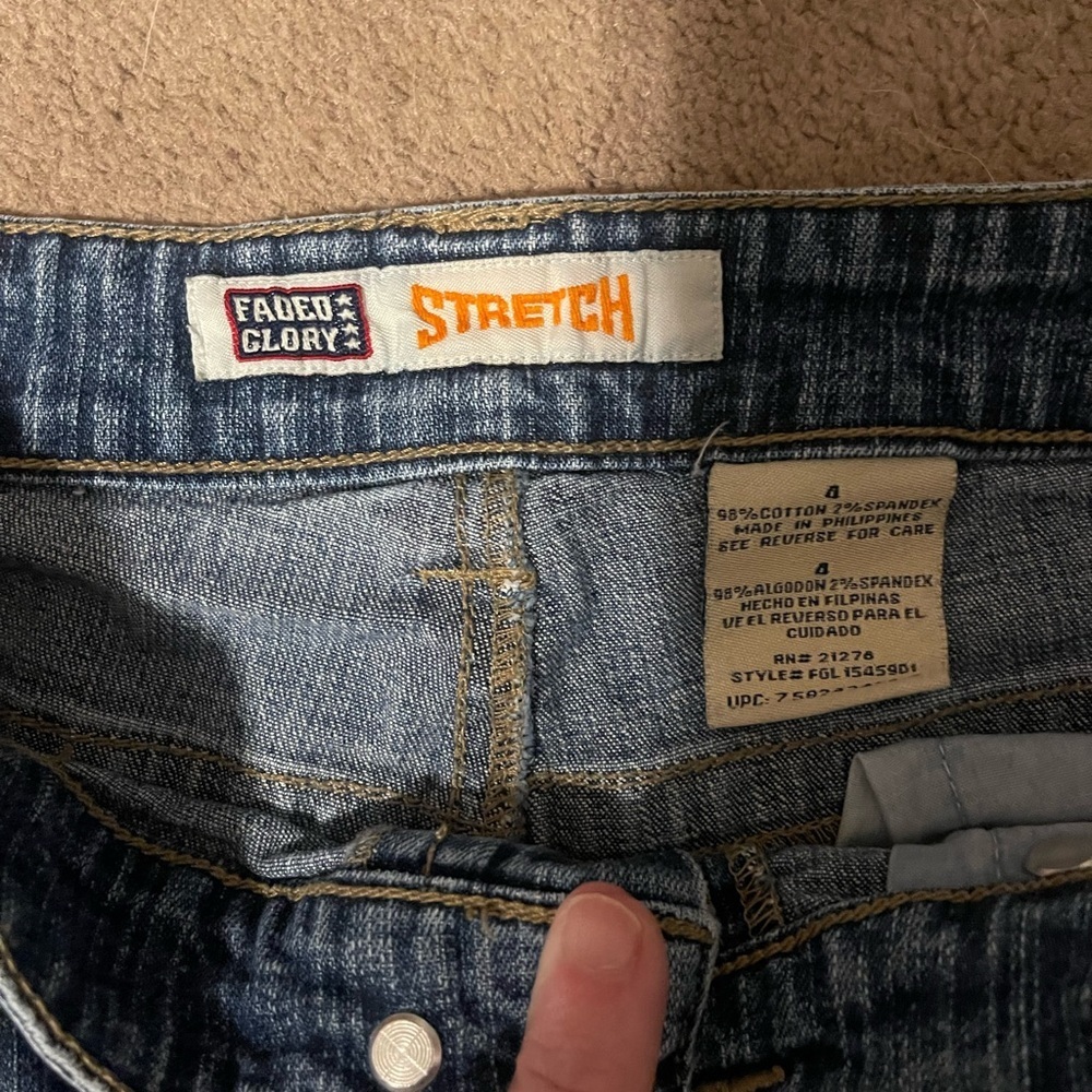Faded Glory Classic Blue Denim Shorts - Picture 4 of 4